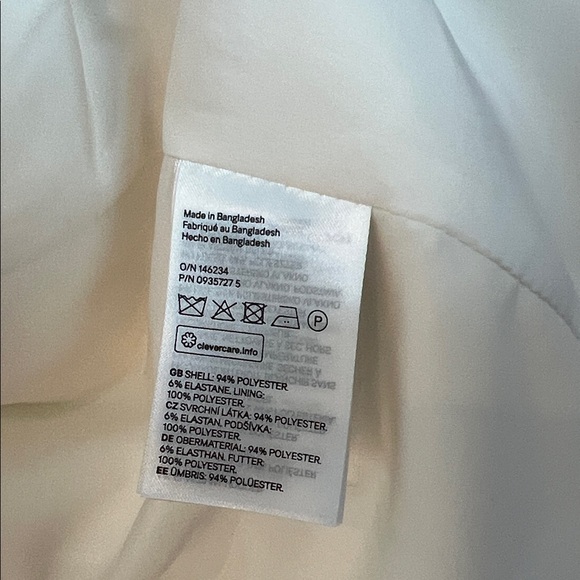 H&M Cream Blazer for Women Size L NWT - Picture 7 of 8